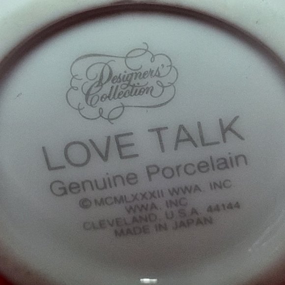 VTG Designers Collection Porcelain Love Talk Vase - Picture 9 of 13